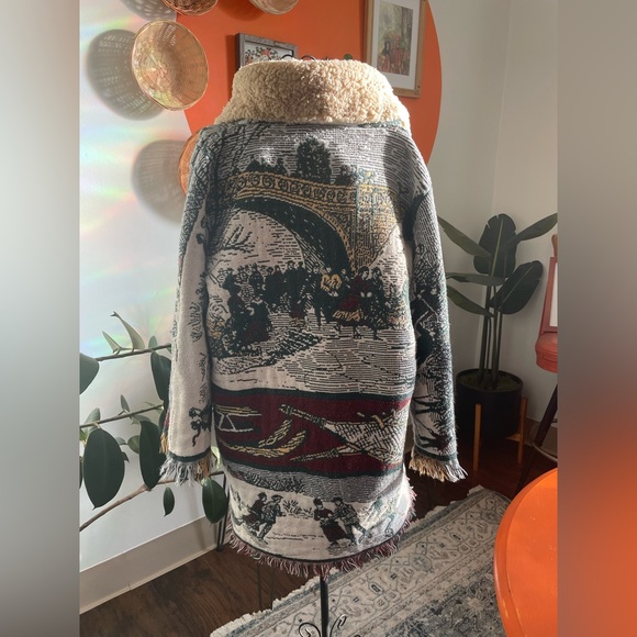 HANDMADE CHRISTMAS COAT! ONE OF A KIND! - Picture 3 of 6